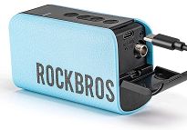 Pompka elektryczna Rockbros 42520006001 do roweru z cyfrowym wyświetlaczem - do opon / piłek / balonów - 4