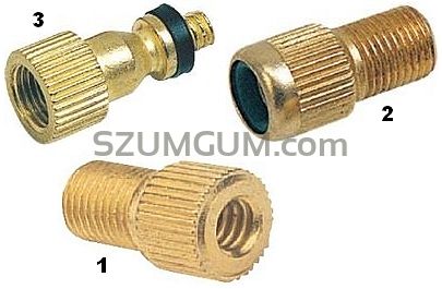 Adapter wentla, pzejściówka na różne rodzaje wentyli