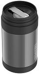Termos dziecięcy na jedzenie z łyżką Thermos 470 ml - czarny - 2