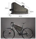 Torba rowerowa na ramę roweru 3.5 l - Wozinsky WBB15BK - 8