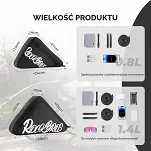 Trójkąt pod ramę 1.4 L Rockbros G002 black - 3