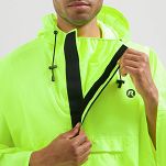 Pończo przeciwdeszczowe - Rogelli Commuter Regenponcho CORE - żółte, unisex - 3