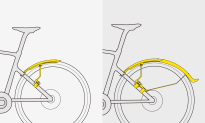 Zestaw błotników Topeak Tetrafender Set G1 & G2 (Gravel) - 20