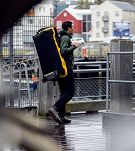Torba podróżna, ekspedycyjna na kółkach i plecak w jednym - Ortlieb Duffle RS 140L - Black - 12