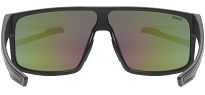 Okulary UVEX LGL 51 - black matt / mirror green - 3