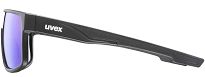 Okulary UVEX LGL 51 - black matt / mirror green - 4