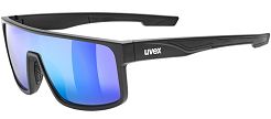 Okulary UVEX LGL 51 - black matt / mirror green