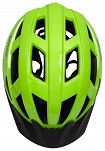 Kask rowerowy Sahoo In-mould z lampką zielony - 5