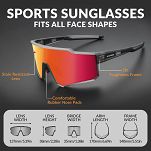 Okulary sportowe Rockbros SP316 z fotochromem - białe - 4