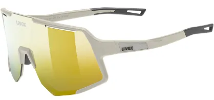 Okulary Uvex Sequenze - grey matt / mirror gold