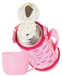 Termos dziecięcy Thermos Active z dwiema nakrętkami i futerałem 600ml dziewczęcy - 3