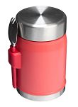 Termos obiadowy ze sztućcem Stanley CLASSIC - 0,4L - Hot Coral - 2
