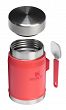 Termos obiadowy ze sztućcem Stanley CLASSIC - 0,4L - Hot Coral - 3
