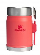 Termos obiadowy ze sztućcem Stanley CLASSIC - 0,4L - Hot Coral