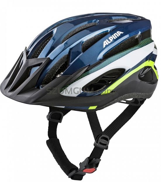 Kask rowerowy Alpina MTB17 - kolor Darkblue-neon