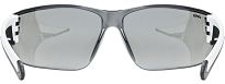 Okulary sportowe UVEX Equate - white matt / mirror silver - 3