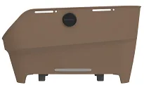Kosz tylny Basil Cento Neo WSL - 21 L - sand - 4