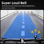 Dzwonek rowerowy aluminiowy Rockbros 2022-1B - titanium - 4