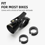 Dzwonek rowerowy aluminiowy Rockbros 2022-1B - titanium - 6