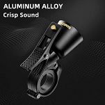 Dzwonek rowerowy aluminiowy Rockbros 2022-1B - titanium - 5