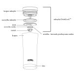 Kubek termiczny Thermos - Style Travel Tumbler 470 ml - srebrny - 7