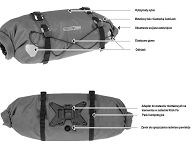 Torba na kierownicę Ortlieb bike packing HANDLEBAR-PACK FLEX 15L - Dark Sand - 8