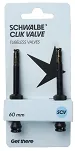 Zestaw wentyli Schwalbe Clik Valve Tubeless 2 szt. - 40, 60, 80 mm - 4