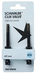 Zestaw wentyli Schwalbe Clik Valve Tubeless 2 szt. - 40, 60, 80 mm