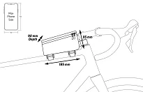 Torba rowerowa na górną rurę ramy Zefal Console Pack T1 z kieszenią na telefon - 13