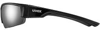 Okulary sportowe UVEX Sportstyle 215 - black / litemirror silver - 4