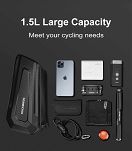 Sztywna torba rowerowa pod ramę - Rockbros B66 | 1,5L - 5