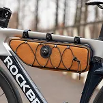 Torba pod ramę roweru Rockbros  Road to Sky TL003, 2 L, wodoodporna, pomarańczowa - 11