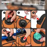 Torba pod ramę roweru Rockbros  Road to Sky TL003, 2 L, wodoodporna, pomarańczowa - 6