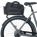 Torba na bagażnik rozkładana Basil Miles Trunkbag XL Pro, 9-36l, black/lime  MIK System - 4