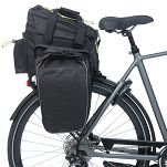 Torba na bagażnik rozkładana Basil Miles Trunkbag XL Pro, 9-36l, black/lime  MIK System - 6