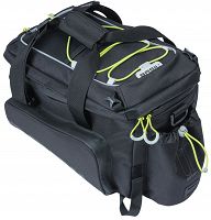 Torba na bagażnik rozkładana Basil TARPAULIN Miles Trunkbag XL Pro, 9-36l, black/lime  MIK System