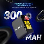 Mini pompka elektryczna, akumulatorowa Rockbros AS1 - 100Psi / 300mAh - 10