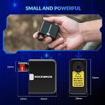 Mini pompka elektryczna, akumulatorowa Rockbros AS1 - 100Psi / 300mAh - 11