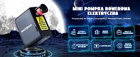 Mini pompka elektryczna, akumulatorowa Rockbros AS1 - 100Psi / 300mAh - 5
