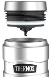 Kubek termiczny - Termokubek Thermos Style z uchwytem 470ml czarny mat - 3