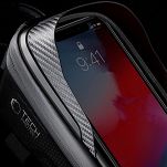 Torba Tech-Protect V2 rowerowa z miejscem na telefon 1l - czarna - 6