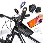 Torba Tech-Protect V2 rowerowa z miejscem na telefon 1l - czarna - 5