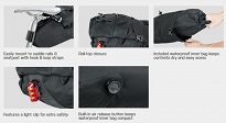 Duża torba podsiodłowa TOPEAK LOADER BACKLOADER 6 Litrów - 10