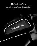 Torebka na telefon na ramę roweru - Rockbros 017-3BK - 5
