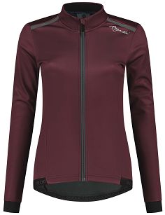 Damska softshellowa kurtka z oddychającym panelem na plecach Rogelli PESARA, bordowa roz. M