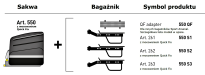 Sakwa Sport Arsenal 550 QF z bagażnikiem Quick Fix  S1, S2, S3 - 4