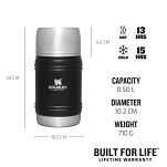 Termos obiadowy Premium -  Stanley Artisan 0,5L black moon - 4