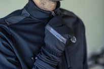 Nieprzemakalne zimowe rękawiczki zimowe Rogelli NOVA LOBSTER dla rowerzystów, czarne - 3