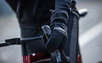 Nieprzemakalne zimowe rękawiczki zimowe Rogelli NOVA LOBSTER dla rowerzystów, czarne - 5