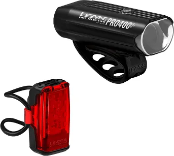 Zestaw lampek Lezyne Hecto Pro 400+ / KTV+ StVZO